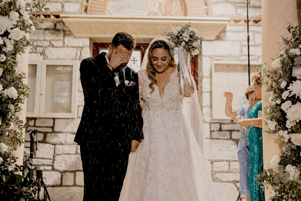 Summer Wedding Athens White Green Shades