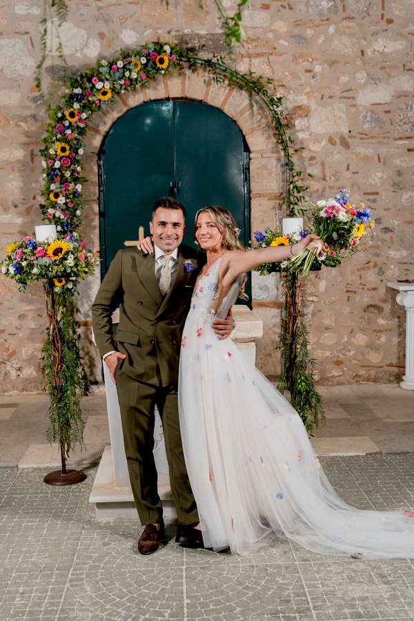 Summer Wedding Colorful Blooms