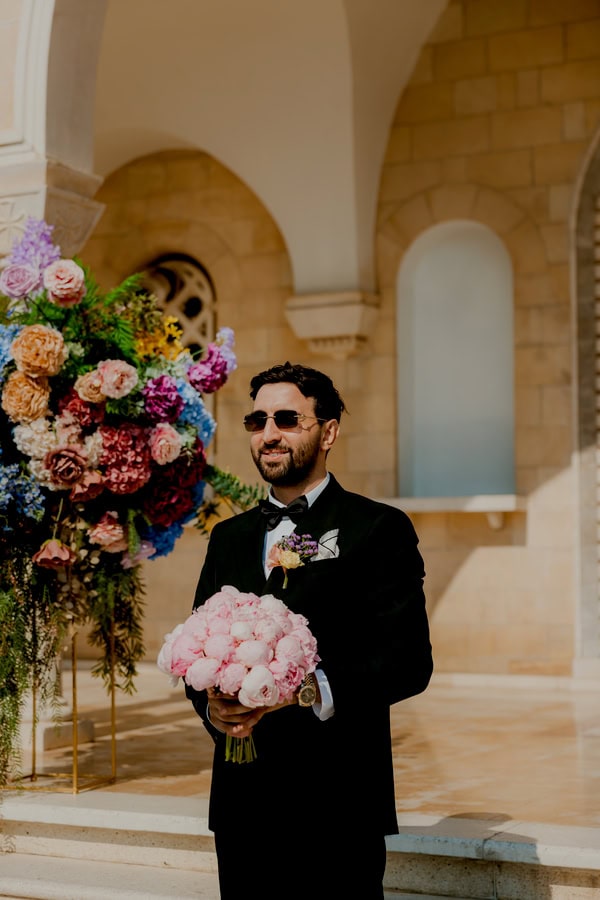 Summer Wedding Rich Colorful Blooms Limassol