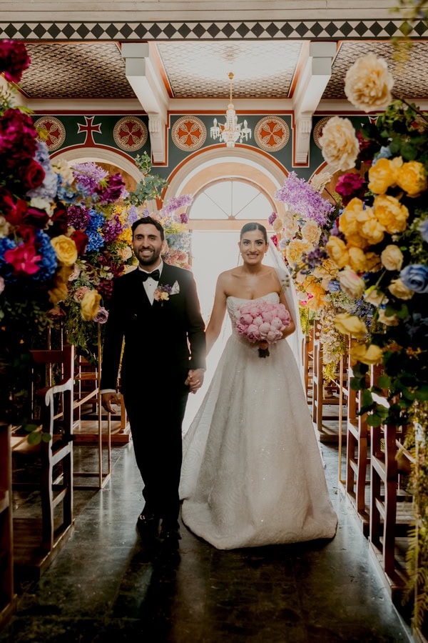 Summer Wedding Rich Colorful Blooms Limassol