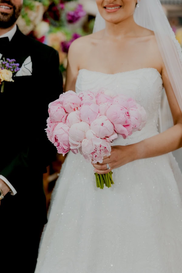 Summer Wedding Rich Colorful Blooms Limassol