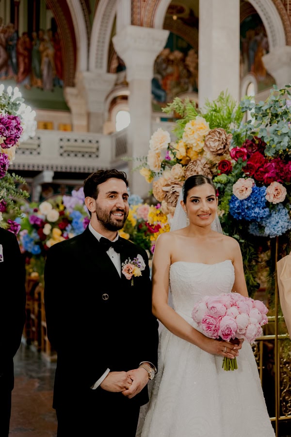 Summer Wedding Rich Colorful Blooms Limassol