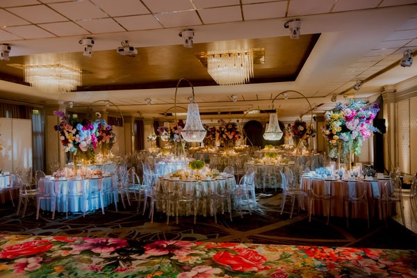 Summer Wedding Rich Colorful Blooms Limassol
