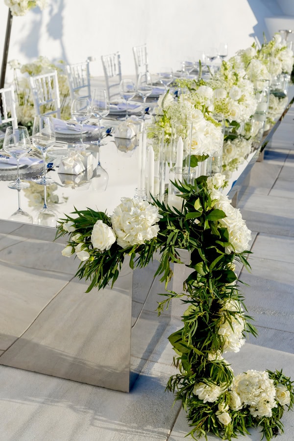 Timeless Elegant Wedding Beautiful Santorini