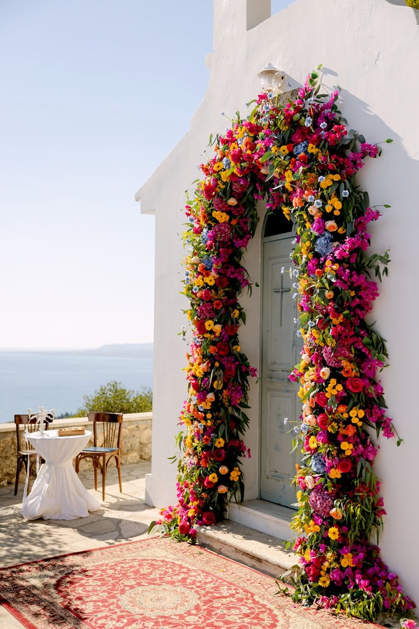 Wedding Filled With Color And Gorgeous Flowers Kefalonia