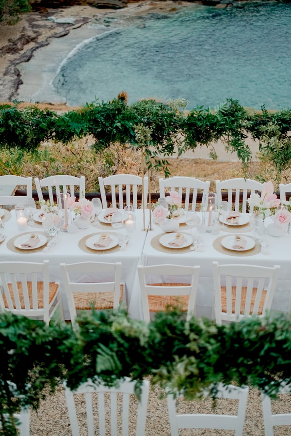Wedding Serifos Understated Elegance Romantic Blush Details