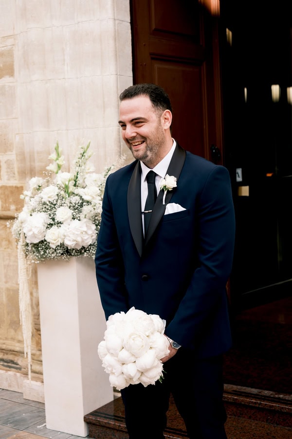 All White Wedding In Nicosia With Romantic Details And Timeless Style