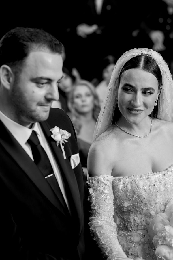 All White Wedding In Nicosia With Romantic Details And Timeless Style