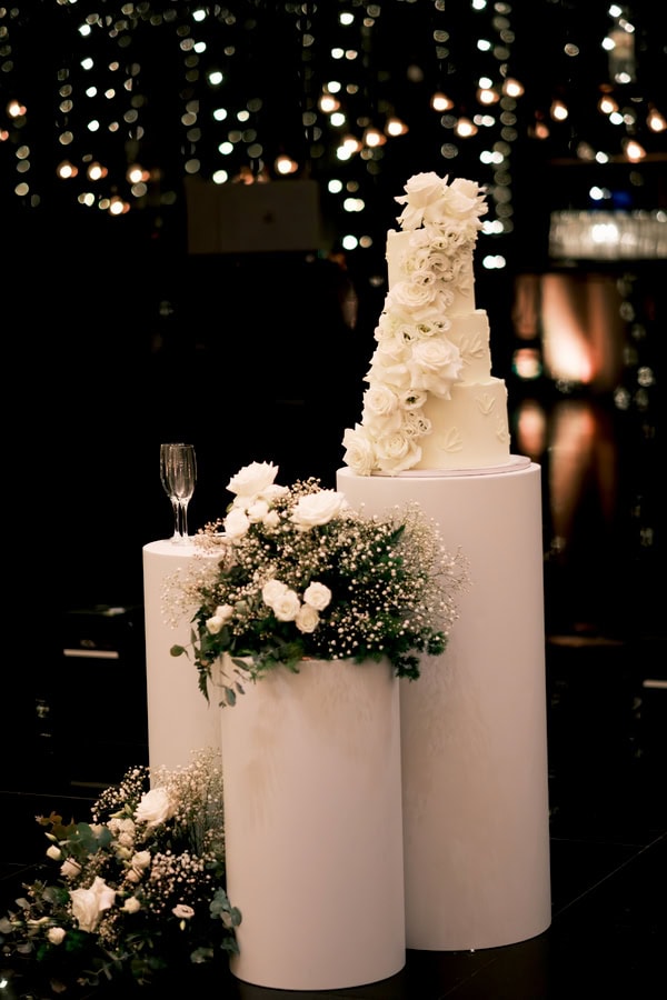 All White Wedding In Nicosia With Romantic Details And Timeless Style