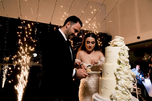 All White Wedding In Nicosia With Romantic Details And Timeless Style