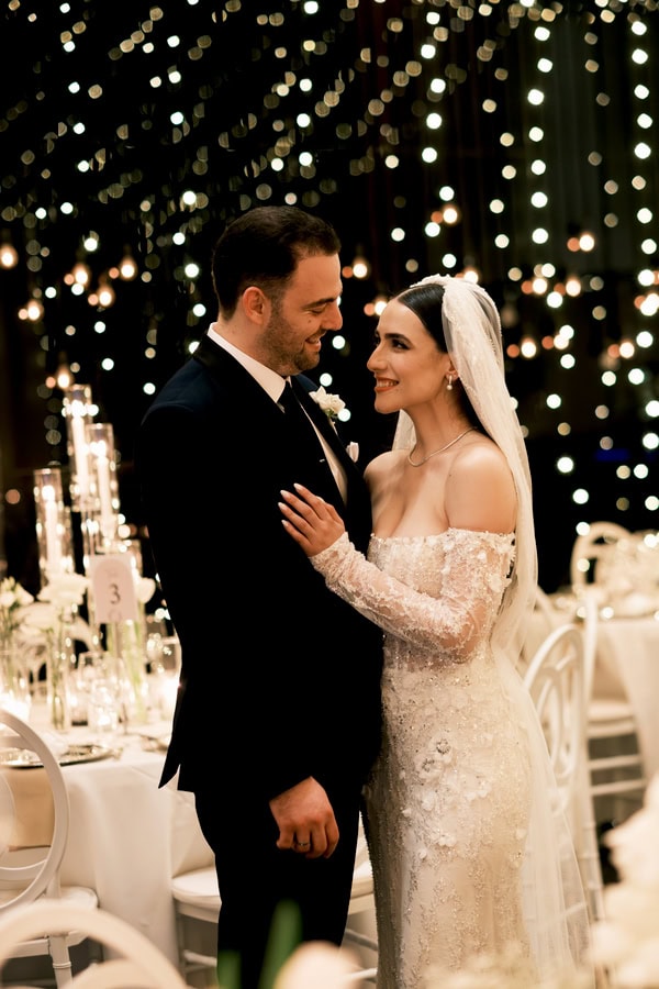 All White Wedding In Nicosia With Romantic Details And Timeless Style