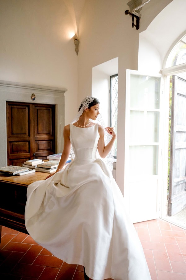 Beautiful Wedding All White Flowers Next Day Tuscany