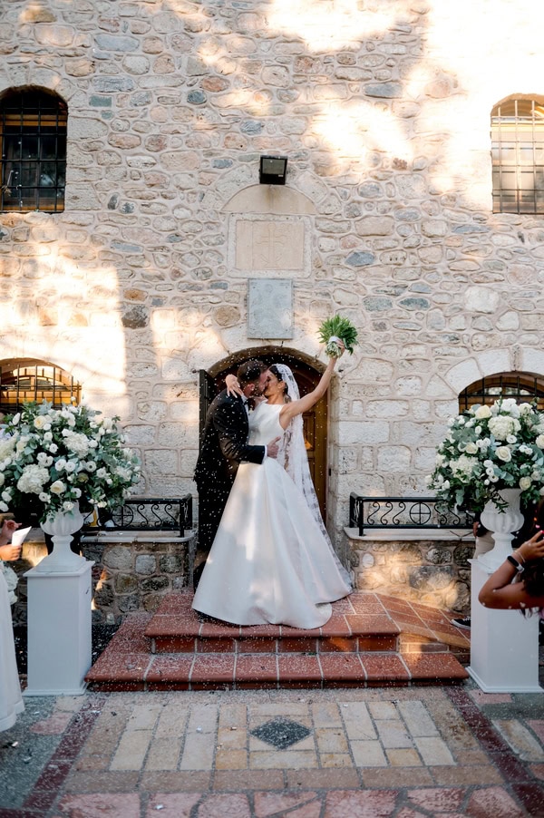 Beautiful Wedding All White Flowers Next Day Tuscany