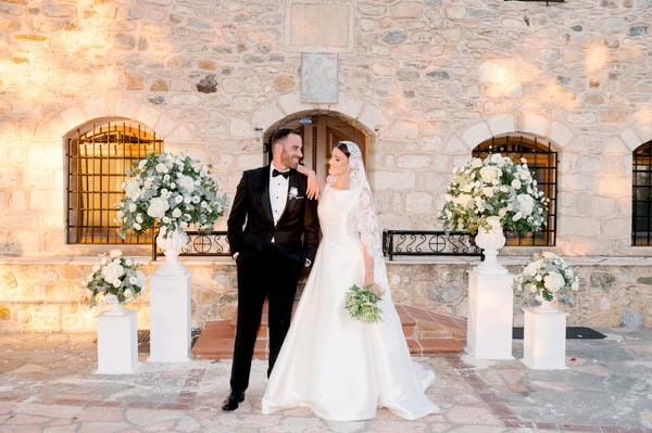Beautiful Wedding All White Flowers Next Day Tuscany