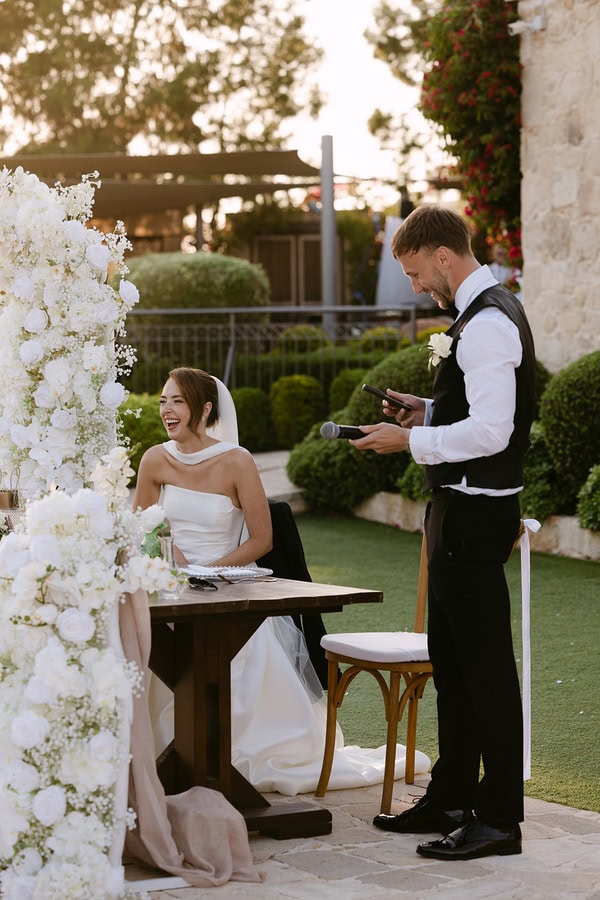 Chic Destination Wedding Liopetro White Flowers