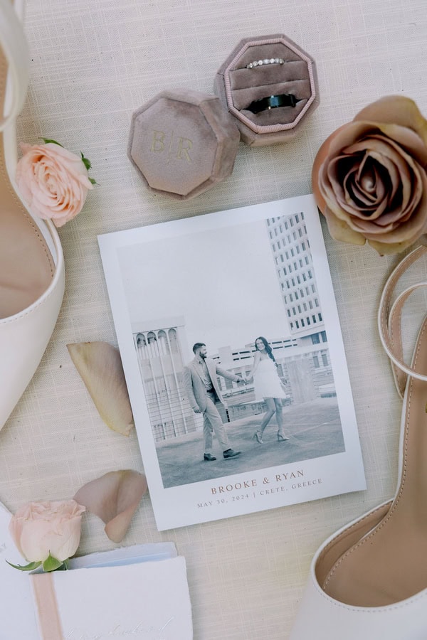 Chic Elopement Dusty Pink Ocean Views