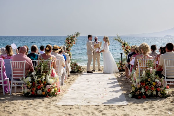 Destination Wedding On The Beach Pretty Flowers