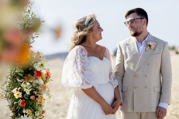 Destination Wedding On The Beach Pretty Flowers