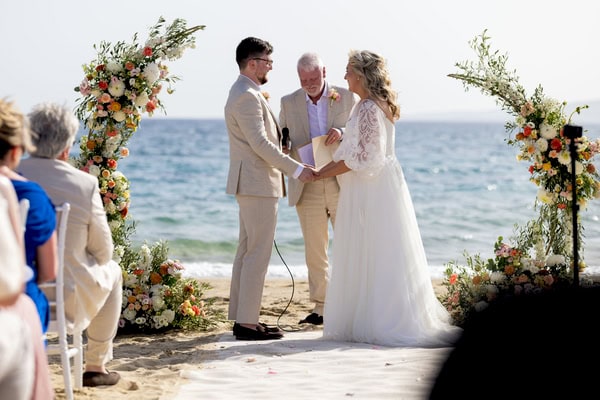 Destination Wedding On The Beach Pretty Flowers