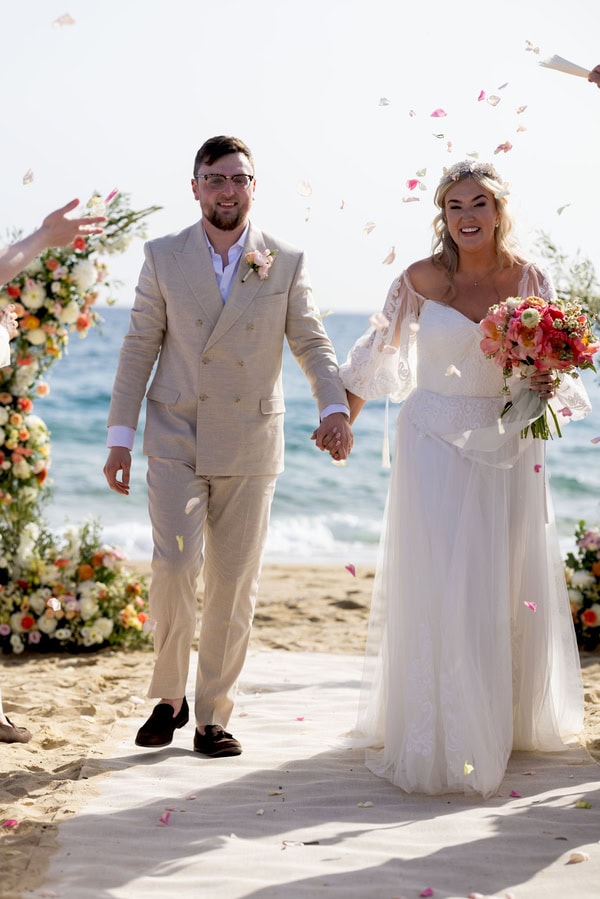Destination Wedding On The Beach Pretty Flowers