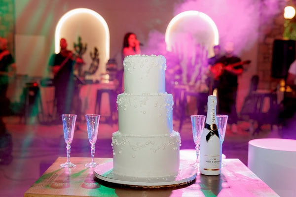 Romantic Summer Wedding With White Flowers And Candles