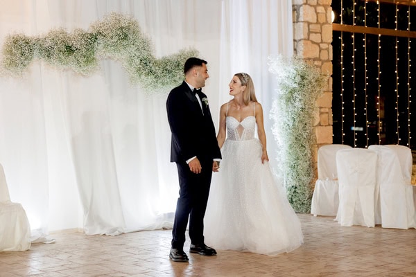 Romantic Summer Wedding With White Flowers And Candles