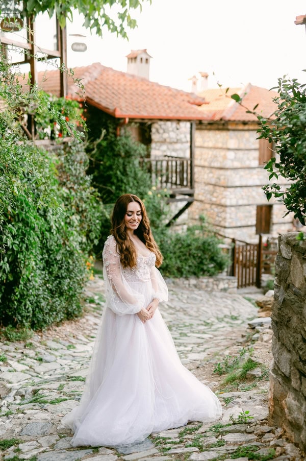 Romantic Wedding Soft Pastel Colors Portaria Pelion