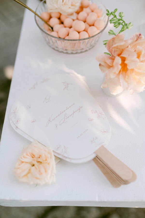 Romantic Wedding Soft Pastel Colors Portaria Pelion