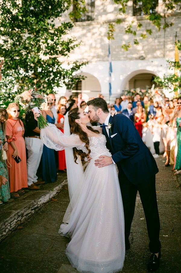 Romantic Wedding Soft Pastel Colors Portaria Pelion