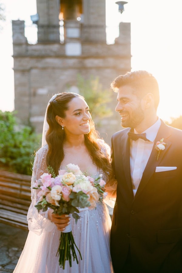 Romantic Wedding Soft Pastel Colors Portaria Pelion