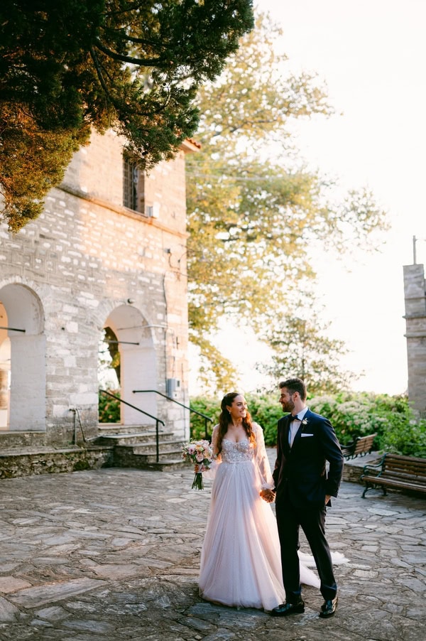 Romantic Wedding Soft Pastel Colors Portaria Pelion