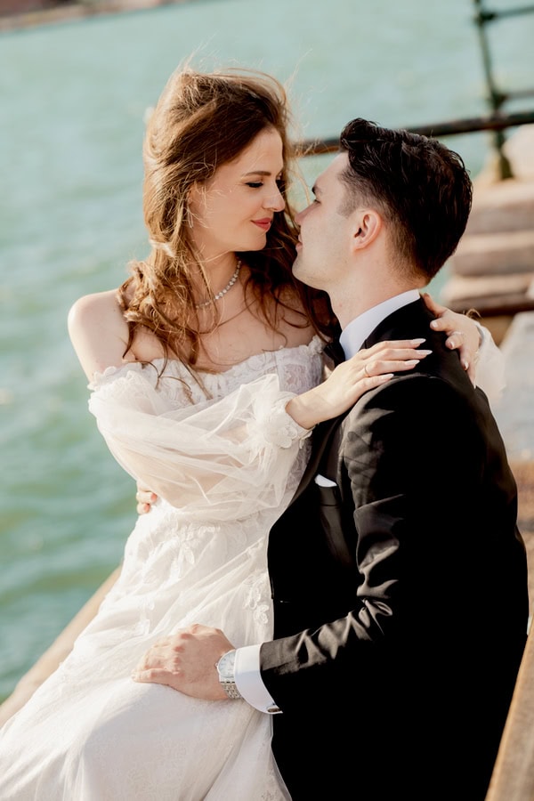 Romantic Wedding With White And Baby Pink Roses In Thessaloniki
