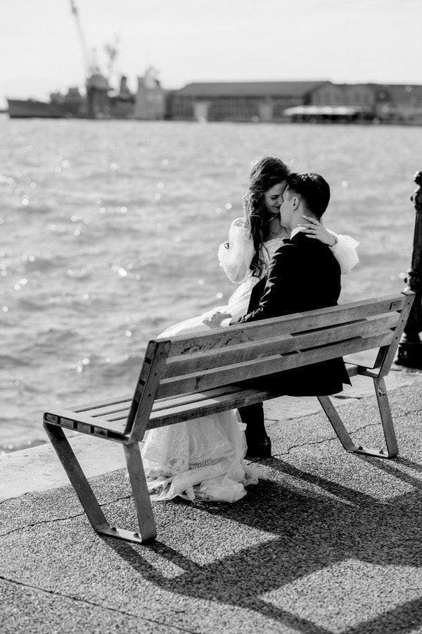 Romantic Wedding With White And Baby Pink Roses In Thessaloniki