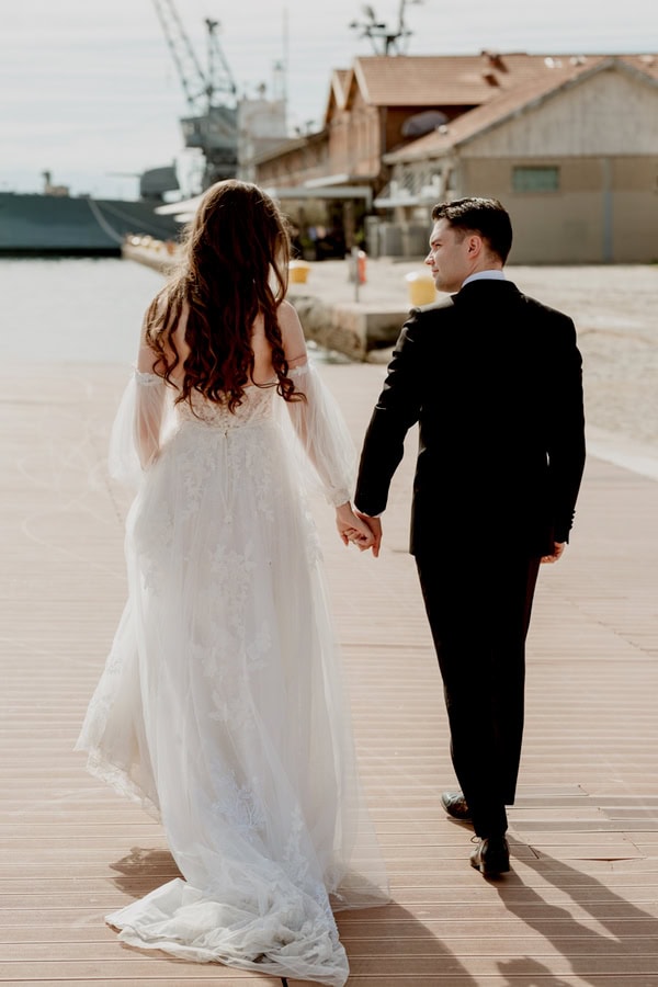 Romantic Wedding With White And Baby Pink Roses In Thessaloniki