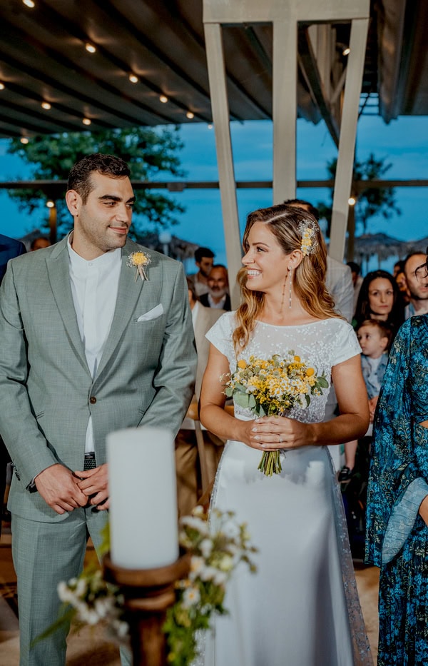 Rustic Wedding With Herbs And Cytherean Flower Decor