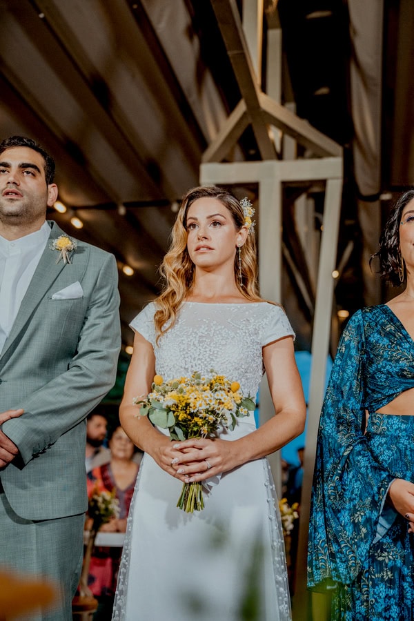 Rustic Wedding With Herbs And Cytherean Flower Decor