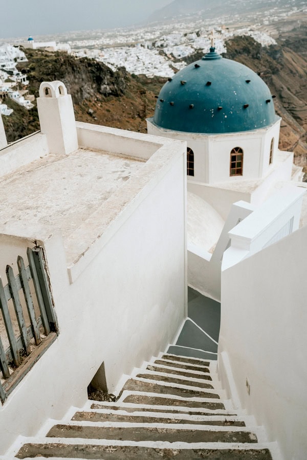 Spring Destination Wedding Santorini White Roses Chic Decor