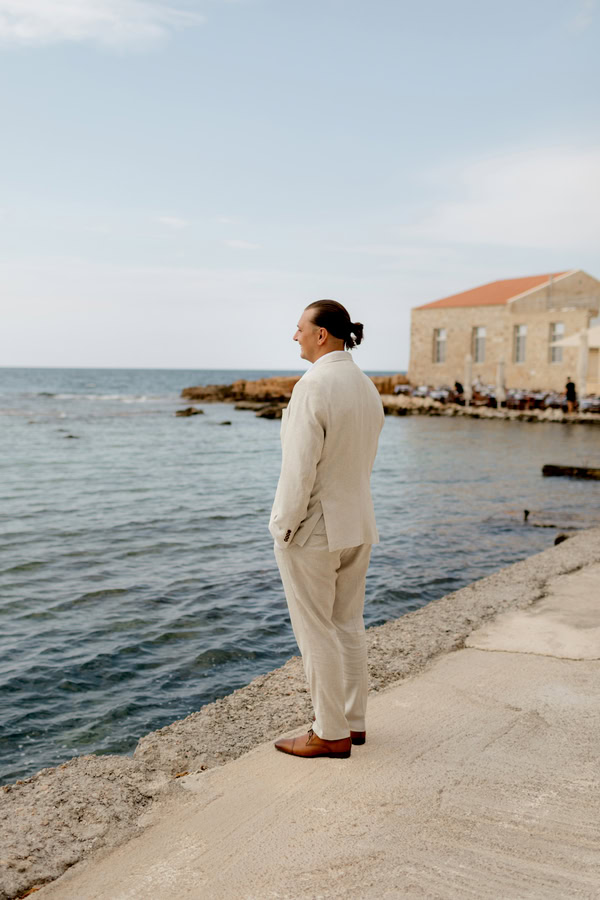 Stunning Seaside Wedding Crete Modern Elegance