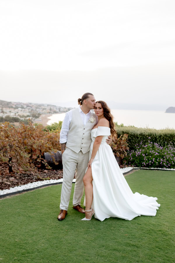 Stunning Seaside Wedding Crete Modern Elegance