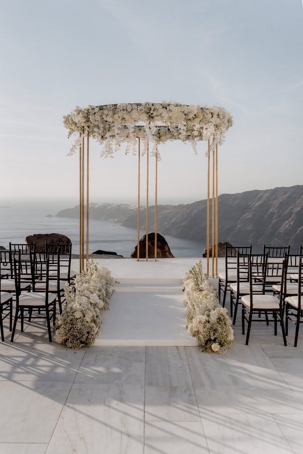 Styled Shoot Santorini White Black Details