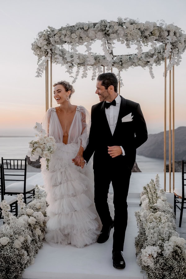 Styled Shoot Santorini White Black Details