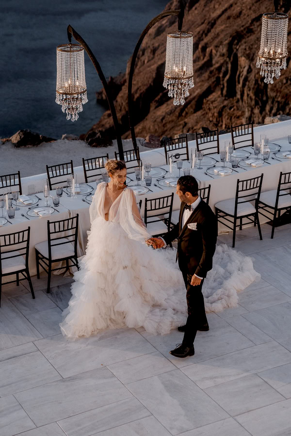 Styled Shoot Santorini White Black Details