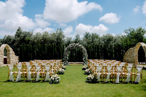 Summer Rustic Wedding Neutral Tones Chateau
