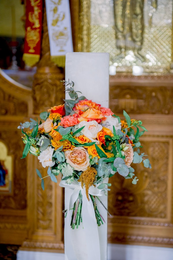 Summer Wedding With Orange Flowers