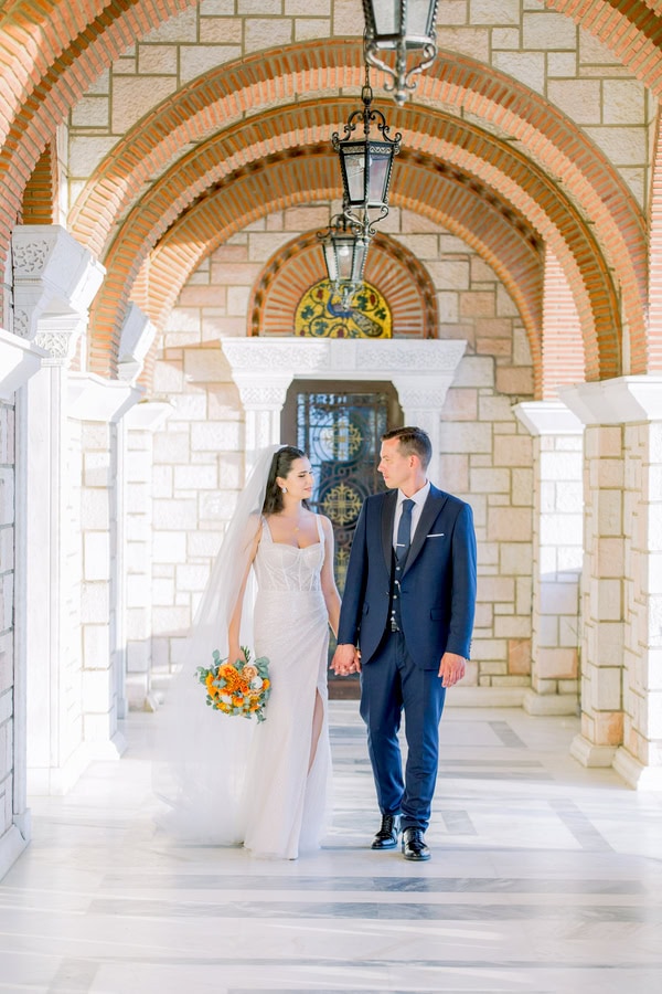 Summer Wedding With Orange Flowers