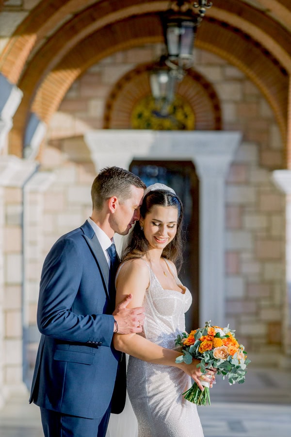 Summer Wedding With Orange Flowers