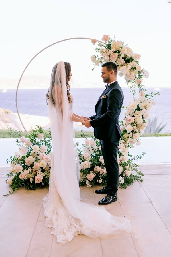 Timeless Seaside Wedding Muted Tones Natural Blooms