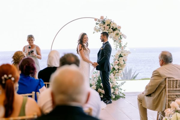 Timeless Seaside Wedding Muted Tones Natural Blooms