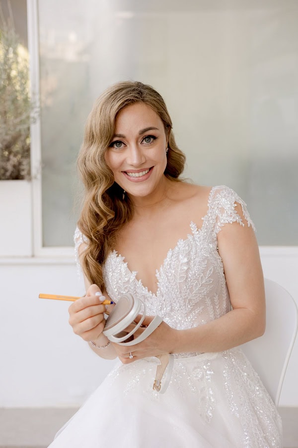 Chic Wedding With Pastel Flowers And Golden Details Ktima Kleopatra