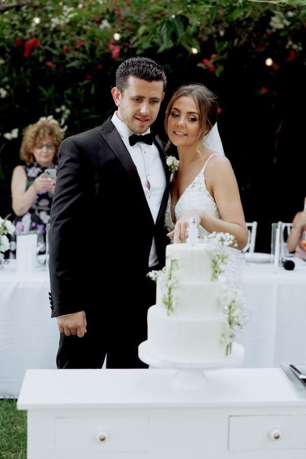 Classic Timeless Wedding By The Sea With White Blooms